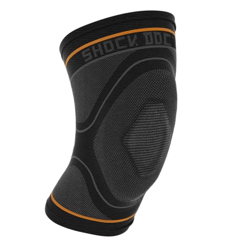 Shock Doctor Knee Compression Sleeve Support XL - Pain Relief & Stability