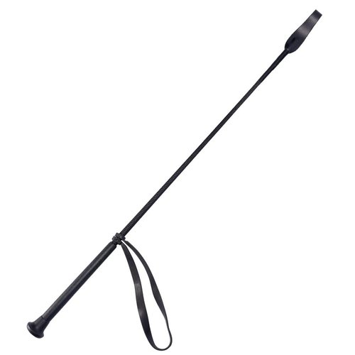 Schneiders 26" Riding Crop | Durable Braided Nylon with Textured Grip Handle | Ideal for Training & Show Use | Color Black
