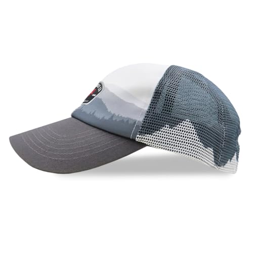 Grace Folly Mesh Baseball Cap - Adjustable Dad Hat for Men & Women - Mountain Ridge Variation
