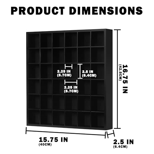 Wall Mount Display Case for Mini Football Helmets with Shelves & Racks