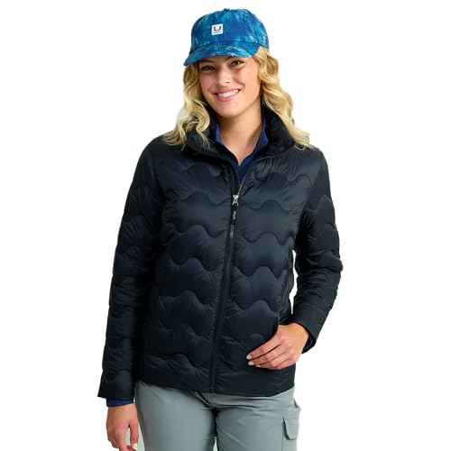 HUK womens Wave Jacket, Dwr Insulated Fishing Jacket for Women