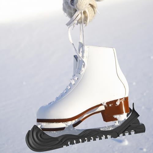Kids Small Ice Skate Blade Guards Adjustable Blade Protectors Black