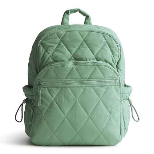 Vera Bradley Women's Featherweight Large Bancroft Backpack, Beryl Green, One Size