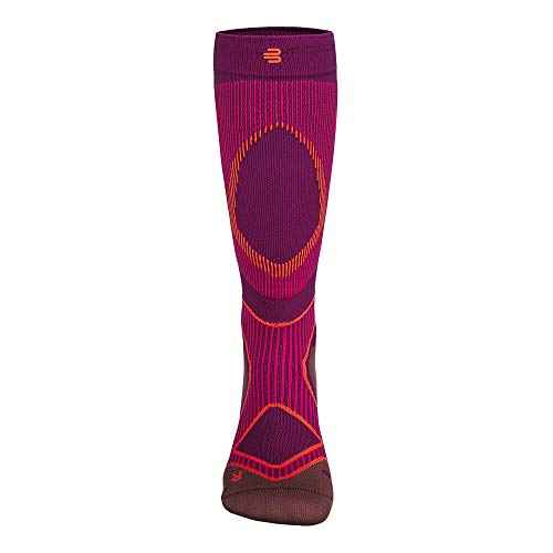 Bauerfeind Run Performance Compression Socks - Targeted Compression Zones - Increased Ankle Stability - Heel and Sole Relief