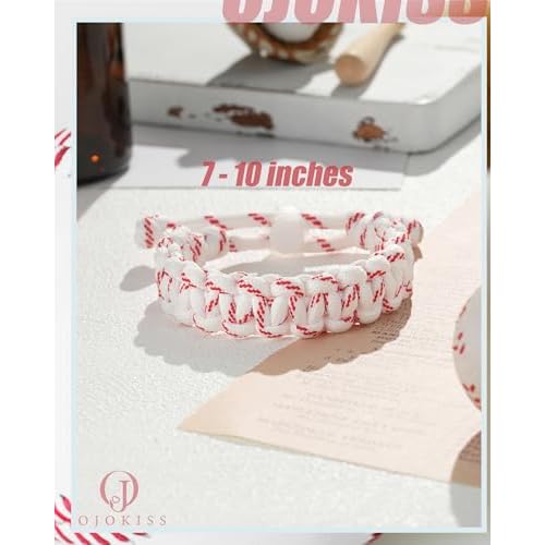 Baseball Bracelet for Teens, Adjustable 7-10 inchs Wrist Fit and Braided Rope Bracelets with Quote Card as 8-12 Year Old Teen Gifts for Son Grandson Brother Friends