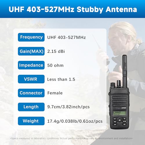 UHF Antenna Replacement 403-527MHz for Motorola XPR Series 2 Pack - Stubby