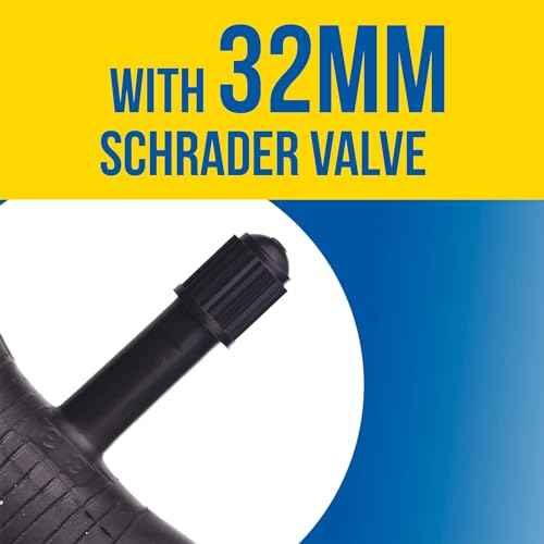 CALPALMY 20"/26" Bike Inner Tube, Replacement Bicycle Tubes with 32mm Schrader Valve fit for 20x1.75/1.95 26x 1.75/1.95/2.125 Bike Tire