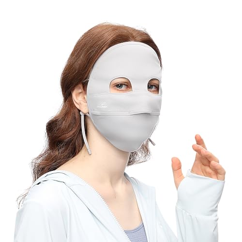Women Anti UV Full Face Cover UPF 50+ Summer Breathable Face Mask Sunscreen Sports Neck Gaiter SLF5M038T