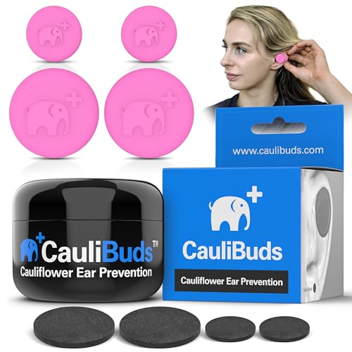 Cauliflower Ear Magnets Silicone Compression Kit - Pink for MMA & Wrestling