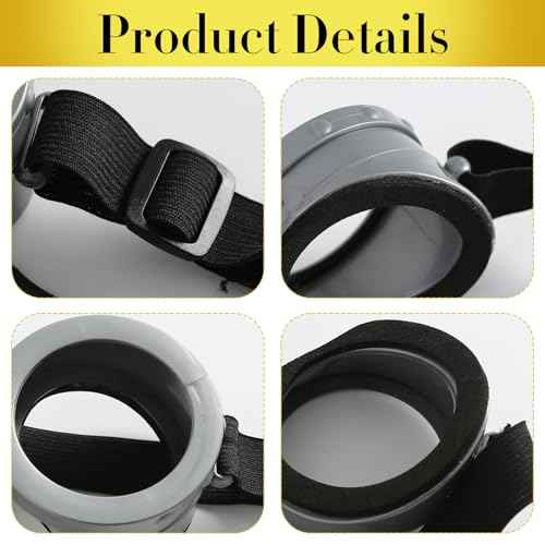 Steampunk Goggles Round Glasses Adult Cosplay Halloween Costume Accessories Props Party Supplies