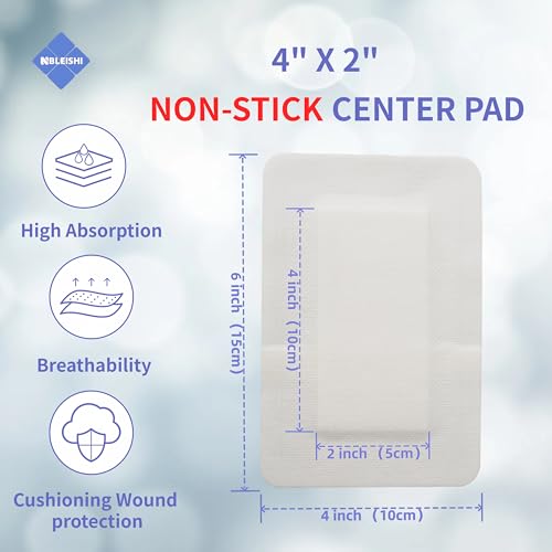 Non-Woven Island Wound Dressing 4x6 Inches - 15 Sterile Pack C15