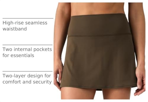 Colorfulkoala Dreamlux Tennis Skirts - Cocoa / Large