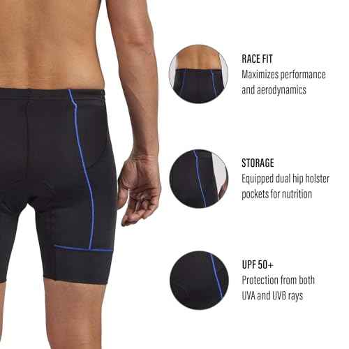 Zoot Men¡¯s Core 7-Inch Tri Shorts, Quick Dry Performance Triathlon Shorts with Cycling Chamois Pad, Pockets & UPF 50+ Fabric