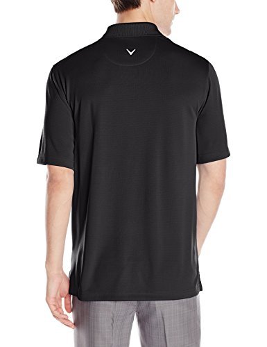 Callaway Men's Short Sleeve Performance Golf Polo Shirt with Sun Protection - Black, XX-Large Big Tall