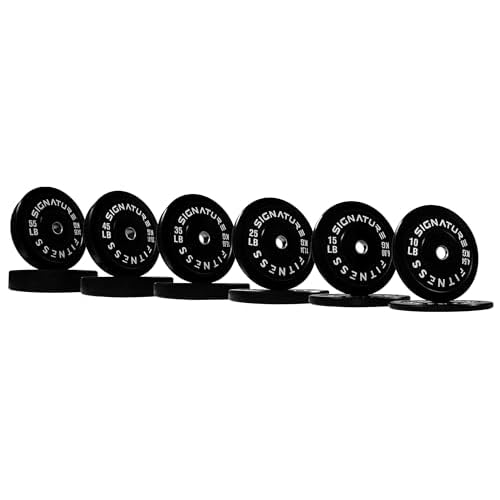 Fitvids Olympic Bumper Plates Set, 2" Weight Plates for Strength Training & Weightlifting, Paris or Set or Set with Barbell, Multiple Options