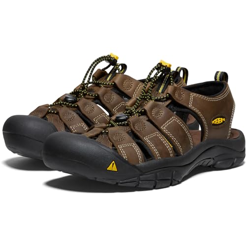 KEEN Men's Newport Closed Toe Comfortable Durable Leather Water Sandals