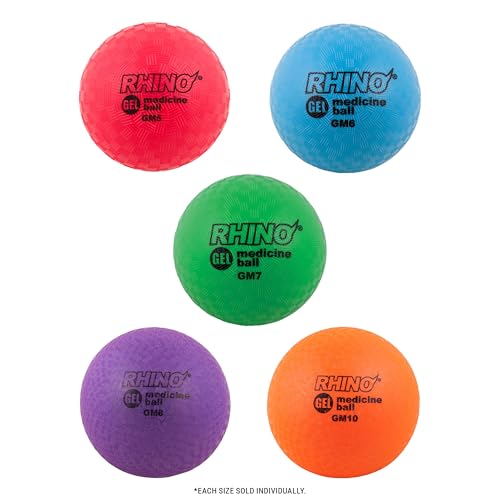 7 LB Green Gel Filled Medicine Ball for Strength & Rebounder Training