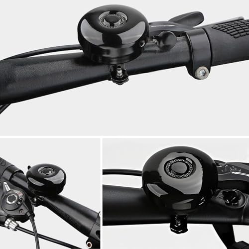 Bike Bells Fully Metal 2 Pack Cycling Horns, Loud Ringing Sound, Easy Installation, Bicycle Accessories