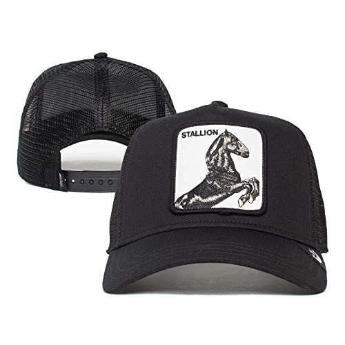 Unisex Adjustable Snapback Trucker Hat - Black, One Size