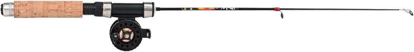 1 Set Fishing Rod with Fishing Reel Short Portable Winter Outdoor Ice