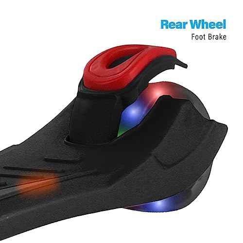 Hover-1 Ziggy Folding Kick Scooter for Kids (5+ Year Old) | Features Lean-to-Turn Axle, Solid PU Tires & Slim-Design, 110 LB Max Load Capacity, Safe