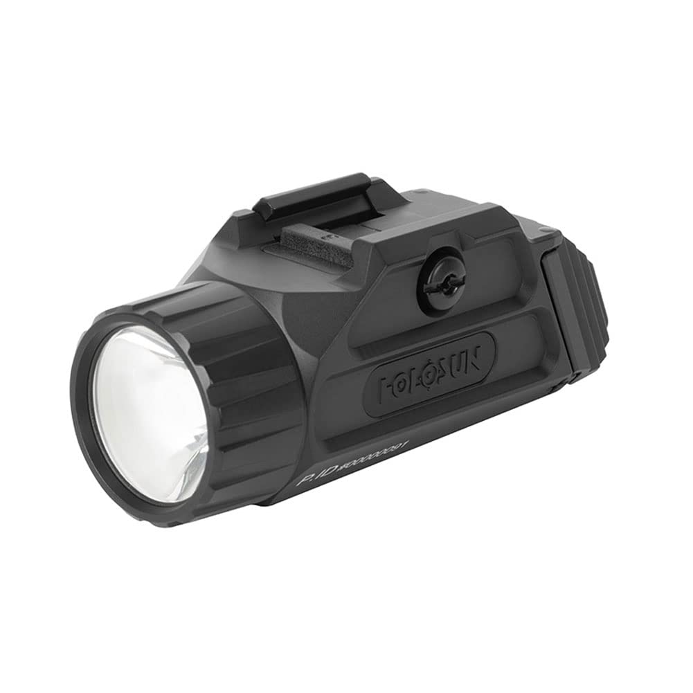 HOLOSUN P.ID-HC - High Candela Pistol Light, 800 Lumen Weapon Light with 42,000 Candela Output, Magnetic USB Charging, Rechargeable, IPX8 Waterproof, Aluminum Housing