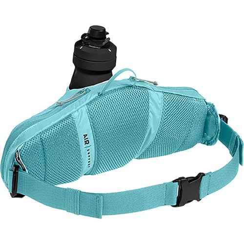 CamelBak Podium Flow 2 Waist Pack for Mountain Biking, Gravel Cycling - Contains 21 oz Podium Dirt Series Bike Bottle, Arctic Blue