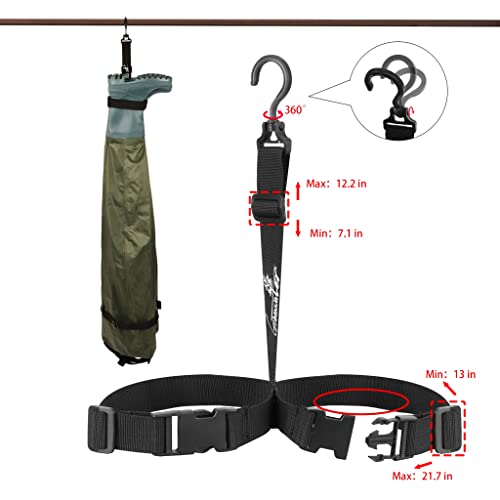 Greenwater Waterproof Chest Waders for Men & Women with Boots - Green, M9/W11