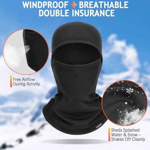 Ski Mask,Balaclava Face Mask for Men&Women,Winter Windproof and Warm,UV Protection Mask,Motorcycle Snowboard&Riding