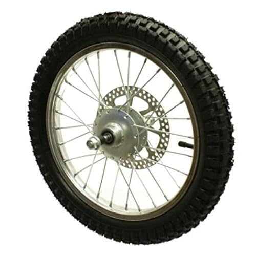 Razor MX500 and MX650 Front Wheel Assembly - Factory Original Razor Dirt Rocket Bike Off-Road Motorcycle Wheel Part W15128190049