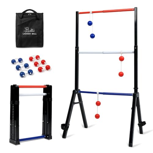 Metal Ladder Toss Game Set for Outdoor Games - Flag Variation