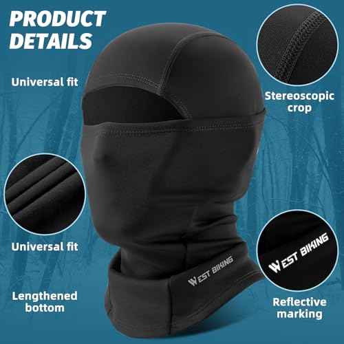 Balaclava Winter Ski Mask, Unisex Windproof and Thermal Mask, Cold Weather Thermal Sports Balaclava