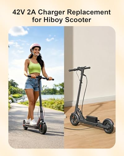 42V Electric Scooter Charger for Hiboy S2, Max, NEX, KS4 | Replacement Power Supply