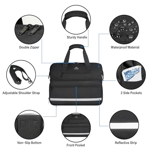 Large Medical Bag for Nurses and Doctors with Multi-Compartment Organizer