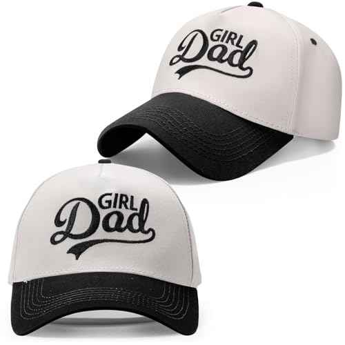 Girl Dad/Mother/Daddy/Bride Cotton Trucker Hats Two Tone Snapback Hat Trendy Fashion Baseball Cap for Women Men