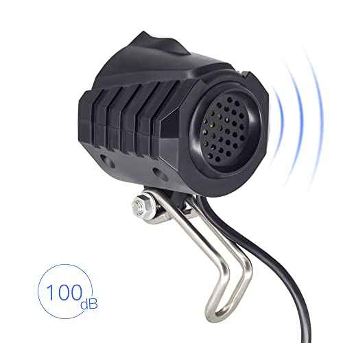 Ebike Headlight 48V 36V, 12V-60V Compatible, 3 Pin SM Connector Electric Bike Front Light