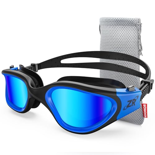 ZIONOR G1 Polarized Swimming Goggles for Unisex Adult Women Anti Fog 100% Anti UV Diving Goggles