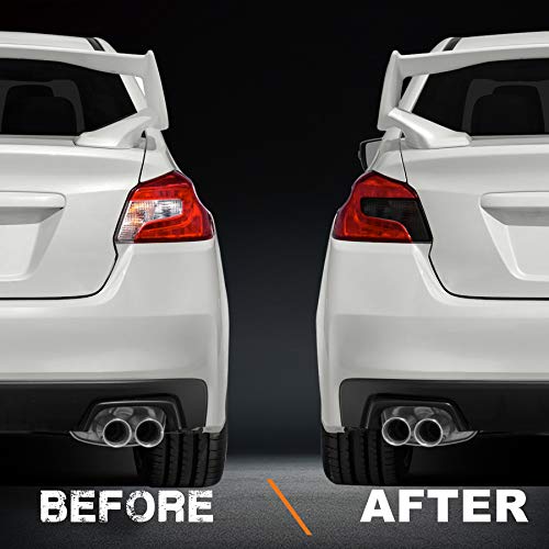 Taillight Vinyl Tint Film - Precut Wrap Cover for 2015-2020 Subaru WRX/STI - Blackout Look