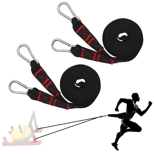 9.8FT Sled Harness Pulling Straps for Resistance Speed & Agility Training - 3m Strap
