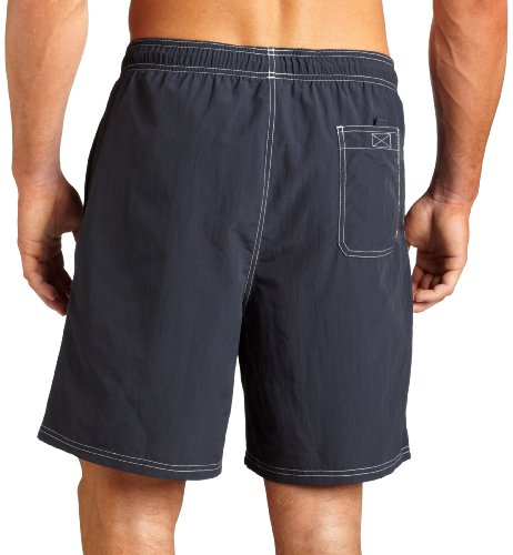 Nautica Men's Quick Dry Solid Swim Trunk Large Navy - Men's Swimwear