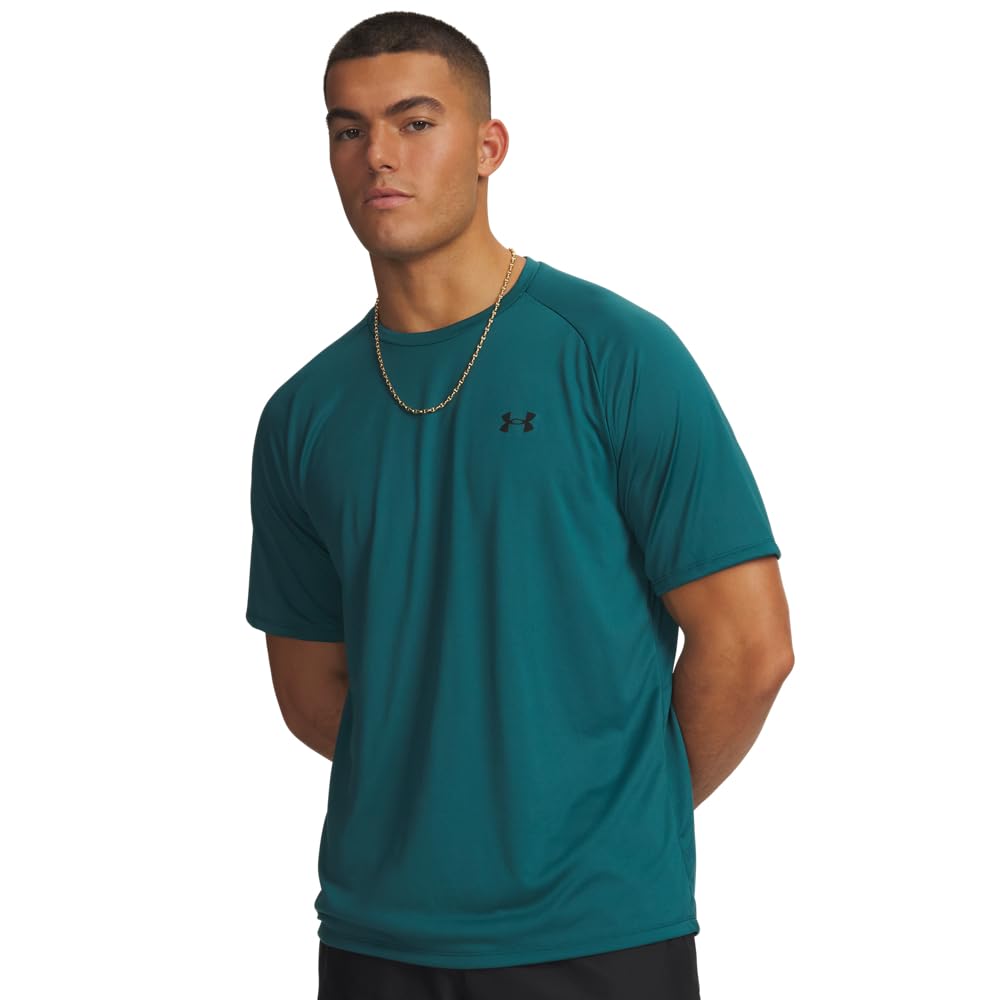 Under Armour Men's Tech 2.0 Short-Sleeve T-Shirt, (338) Rack Green / / Black, X-Large Tall