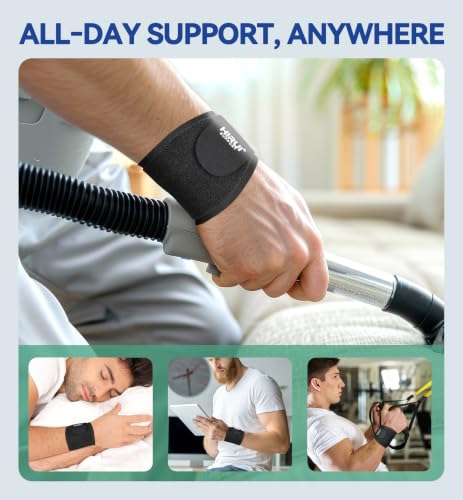 Ultralight Breathable Wrist Brace Support for Ulnar Pain - Black 2