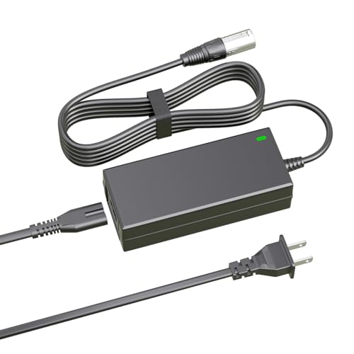 24V 2A XLR Power Charger for Mobility Wheelchairs and Scooters
