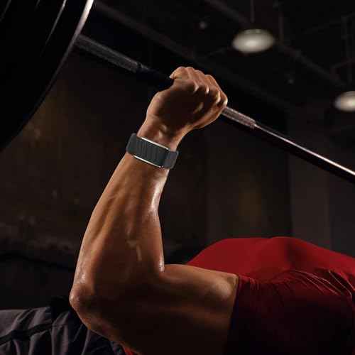 omee Silicone Sport Band Compatible with Whoop 5.0 Band Strap Men Women, Breathable Sport Adjustable Waterproof Replacement Wristbands Straps for Whoop 5.0 Silicone Bands