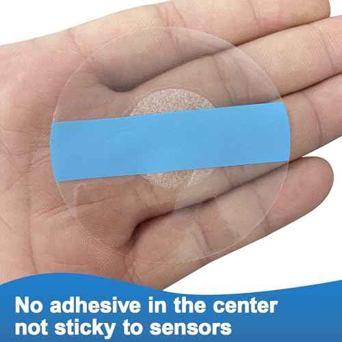 Sensor Covers for Libre 3,Waterproof-40 Pack Freestyle Libre 3 Plus Covers,Transparent & Long-Lasting CGM Overpatch Tape,Easy to Apply and Remove & Lasting to 14 Days-Without Hole