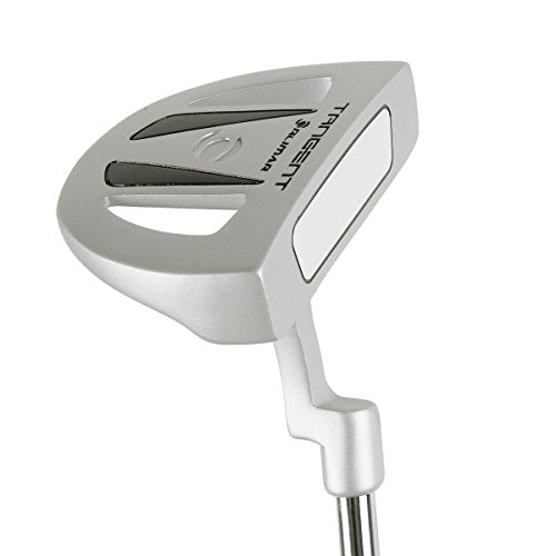 Right Hand Mallet Golf Putter 35 Inches - Silver/Black - Forgiving Design