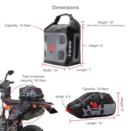 TUSK Traverse Pannier Bags