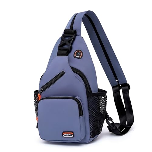 Travel Small Sling Bag Crossbody for Women Men Blue