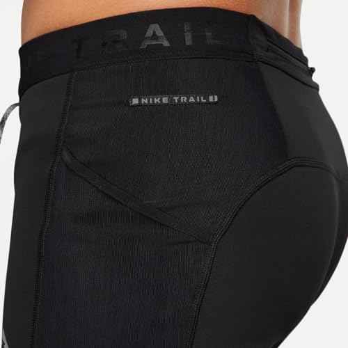 Men's Lunar Ray Winter Running Tights (010 - Black/Black/White)