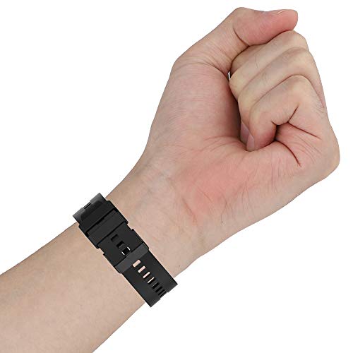 FitTurn Silicone Watch Band Compatible with Huawei Watch 5 4 Pro & GT Series - Seven Colors-A